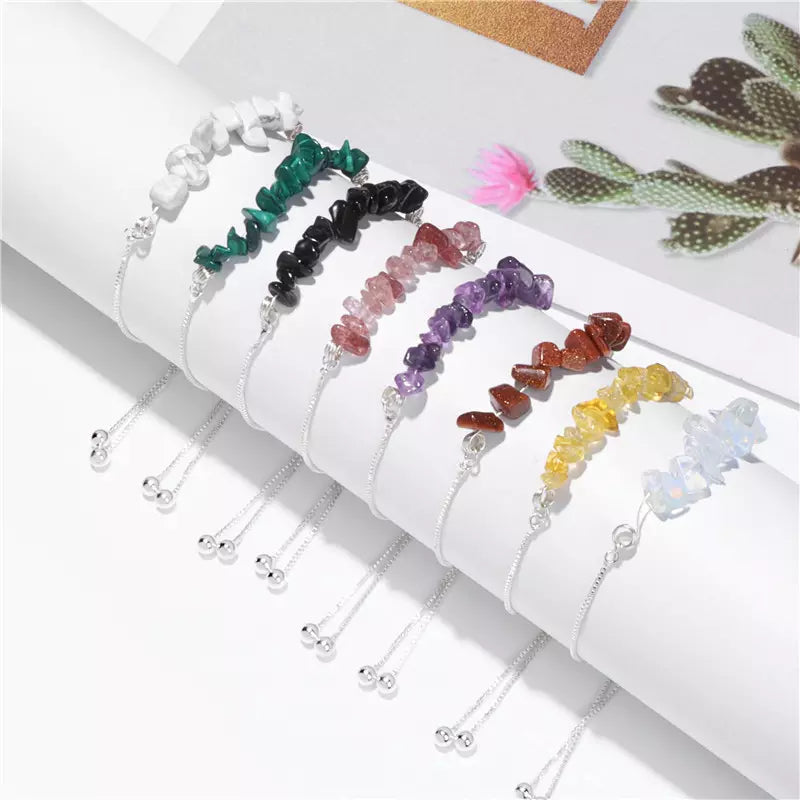 ENERGISING CRYSTAL BRACELETS IN 925 SILVER