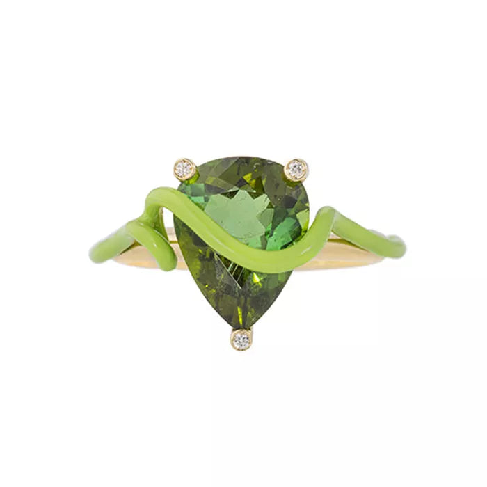 WIRED 925 SILVER ENAMEL COLOR RINGS
