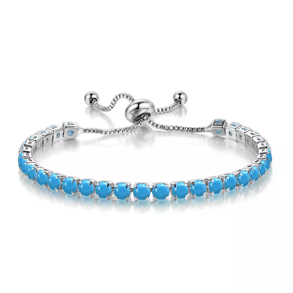 BRACCIALE TENNIS NATALE IN ARGENTO 925