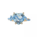 WIRED 925 SILVER ENAMEL COLOR RINGS