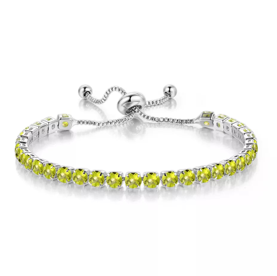 BRACCIALE TENNIS NATALE IN ARGENTO 925