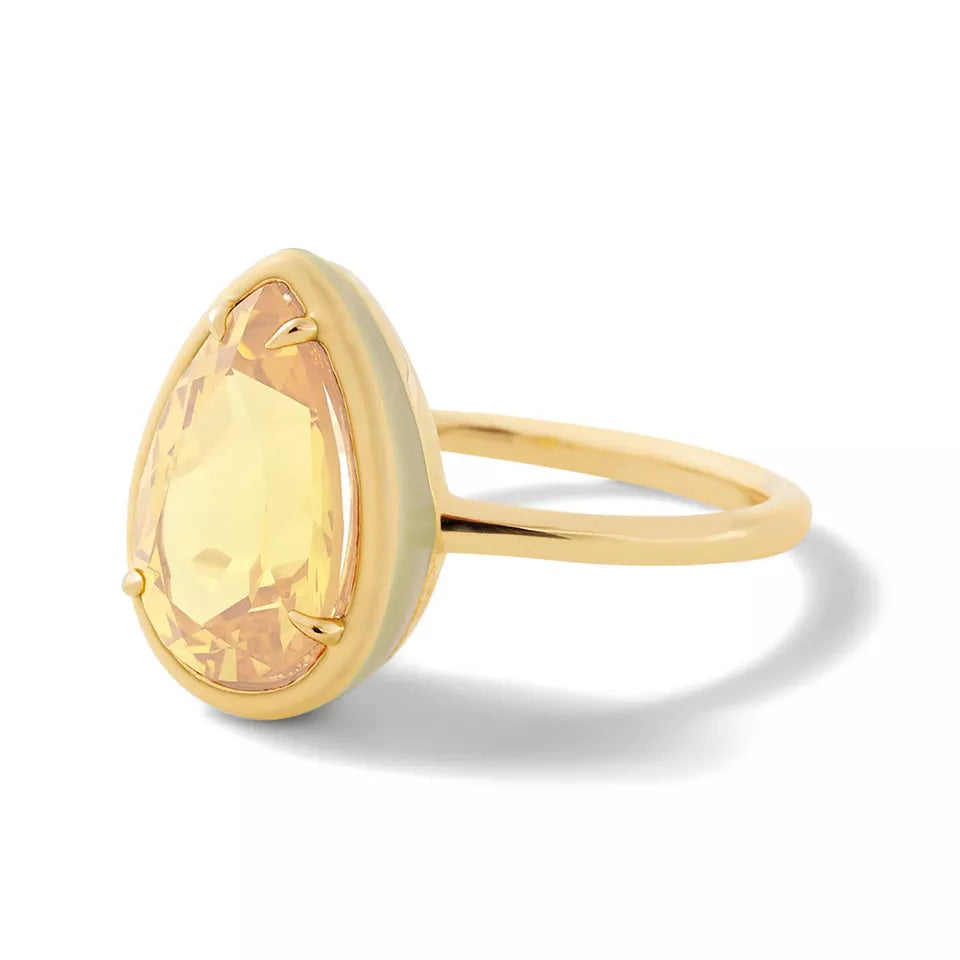PEAR 925 SILVER ENAMEL COLOR RINGS