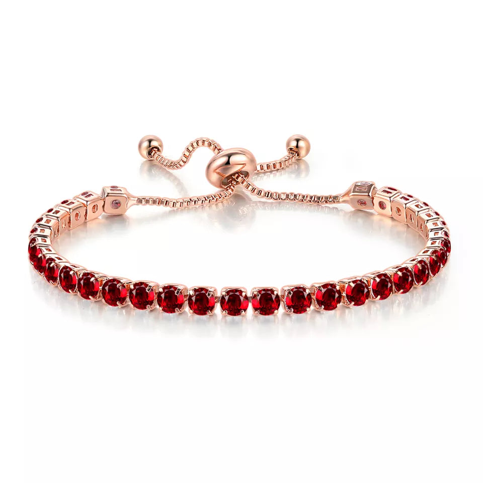BRACCIALE TENNIS NATALE IN ARGENTO 925