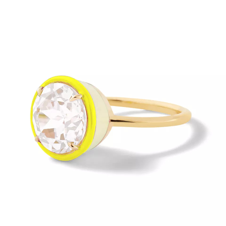 COOLBEANS 925 SILVER ENAMEL COLOR RINGS