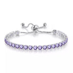 BRACCIALE TENNIS NATALE IN ARGENTO 925