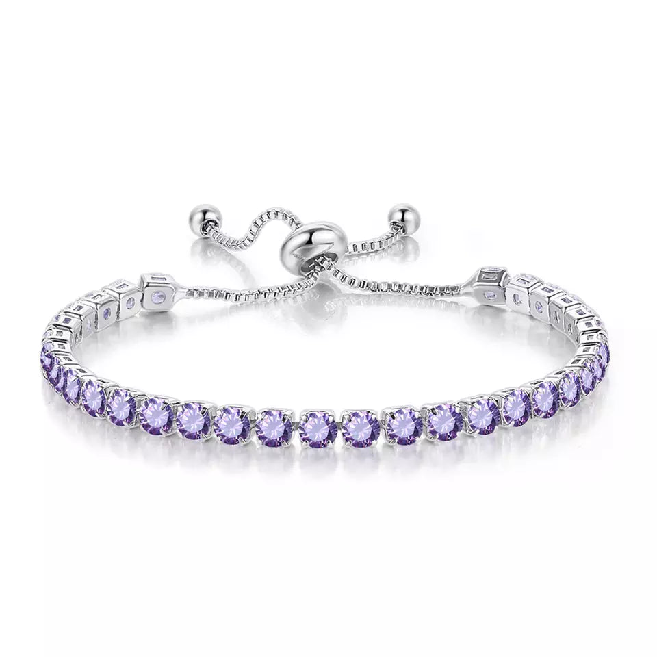 BRACCIALE TENNIS NATALE IN ARGENTO 925