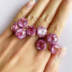 COOLBEANS 925 SILVER ENAMEL COLOR RINGS