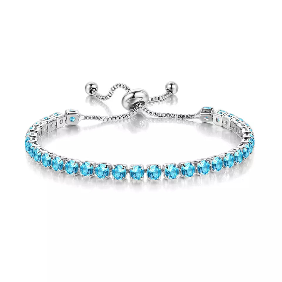 BRACCIALE TENNIS NATALE IN ARGENTO 925