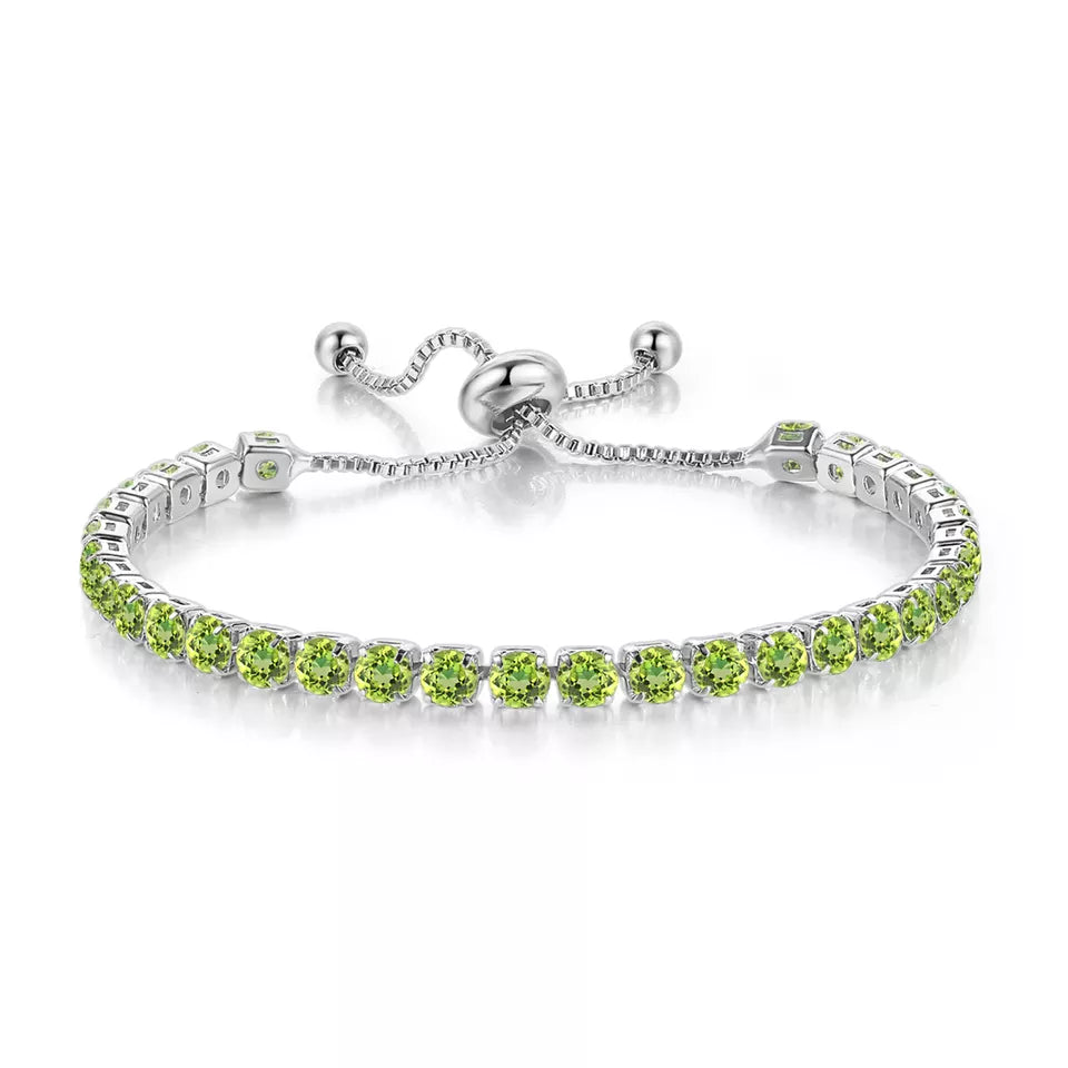 BRACCIALE TENNIS NATALE IN ARGENTO 925