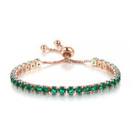 BRACCIALE TENNIS NATALE IN ARGENTO 925