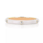 EMBELLISHED 925 SILVER STACKABLE ENAMEL COLOR RINGS