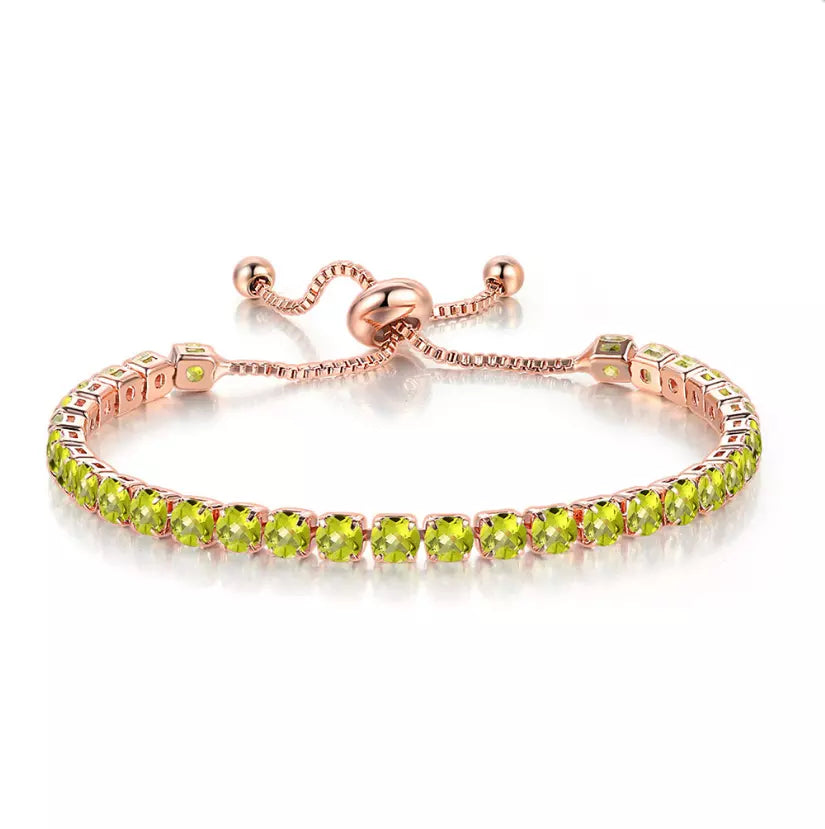 BRACCIALE TENNIS NATALE IN ARGENTO 925