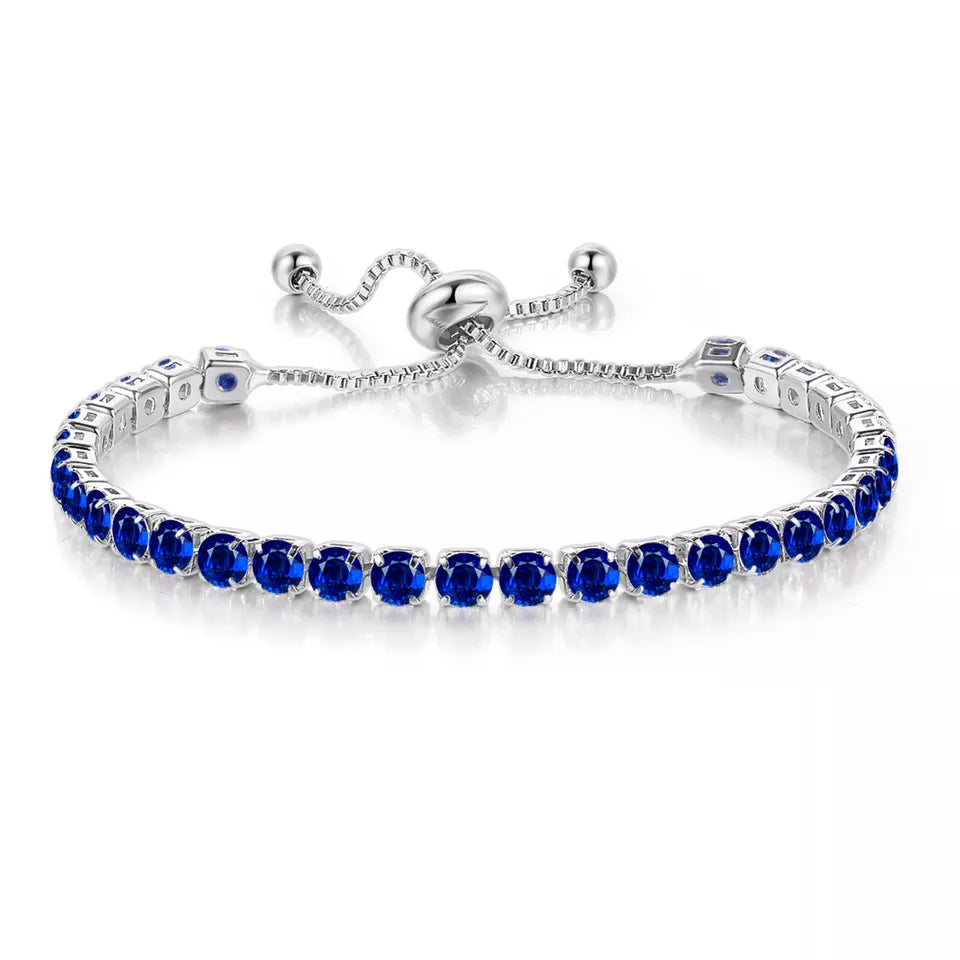 BRACCIALE TENNIS NATALE IN ARGENTO 925