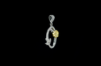 CIRCLE OF LIFE - ANHÄNGER AUS 14-KARAT-GOLD UND NATÜRLICHEN DIAMANTEN