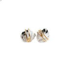 KNOTS - 925 SILVER NATURAL CRYSTAL EARRINGS