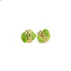 KNOTS - 925 SILVER NATURAL CRYSTAL EARRINGS