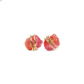 KNOTS - 925 SILVER NATURAL CRYSTAL EARRINGS